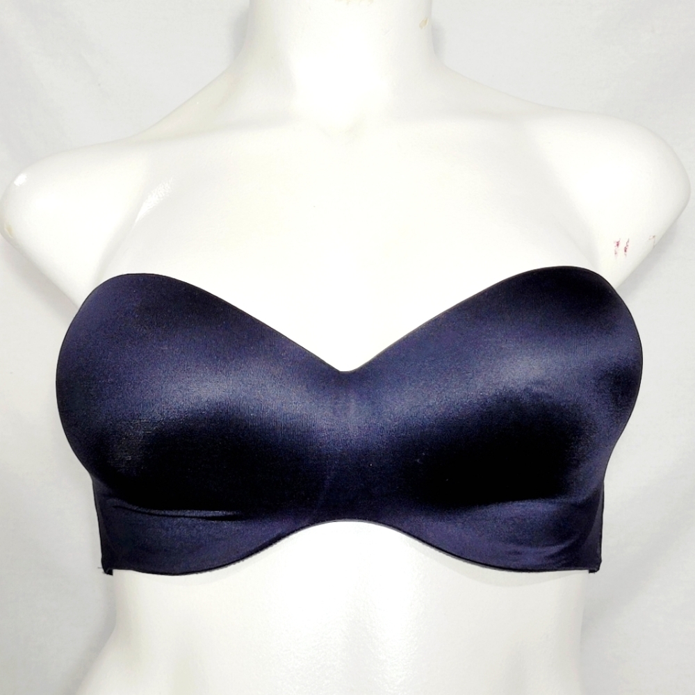 36DD Lilyette 929‎ Defining Moments Strapless Underwire Bra Black